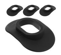 SOIMISS Lot de 4 Embouts Buccaux de Régulateur en Silicone Noir Anti-Morsure Protège-Lèvres pour Plongée sous-Marine Isolation Thermique Étanchéité Optimale Accessoires Compatibles