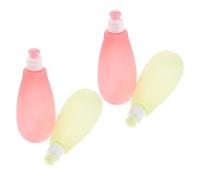 SOIMISS Lot de 4 Flacons Nettoyants pour Bébé 350 Ml Vaporisateur D’Hygiène Portable Polypropylène Biberon Souple à Pression Bain Bébé Nettoyage Doux des Fesses et Parties Intimes