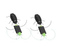 SOIMISS Lot De 4 Jouets Insectes Solaires : Modèles Réalistes De Sauterelles Et De Cafards Solaires - Simulation D'insectes en Plastique, Jouet Délicat pour Expériences Pédagogiques