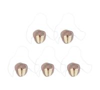 SOIMISS Lot de 5 Nez de Déguisement de Créature Marine Faux Nez D’Animal Amusant en Plastique Accessoire de Cosplay et Fête pour Halloween Noël Costume de Carnaval Sangle Ajustable