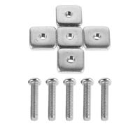 SOIMISS Lot de 5 Vis Universelles en Acier Inoxydable M4 pour Ailerons de Planche de Surf Paddle et Sup Accessoires Solide pour Fixation Sécurisée et Remplacement Facile des Boulons