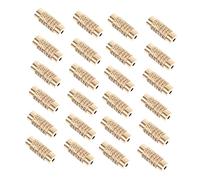 SOIMISS Lot De 50 Tendeurs De Bracelet En Cuivre Extrémités Petites Attaches Grandes Attaches De Tube Fermoirs De Bijoux Dorés