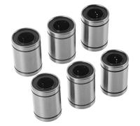 SOIMISS Lot de 6 Paliers Linéaires Lm12uu en Acier au Carbone-chrome, Roulements à Billes Étanches pour Imprimantes 3d et Machines à Broder, Pièces D'imprimante Haute Précision,