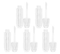 SOIMISS Lot De 6 Tubes Transparents De Brillant à Lèvres 3ml, Récipient Vide En Plastique Injecté, Format Compact Pour Création De Gloss à Lèvres, Usage Maquillage Et Voyage