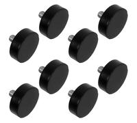 SOIMISS Lot de 8 Pieds Antidérapants Réglables M10 X 42 en Caoutchouc pour Meubles Patins Amortisseurs Anti-Vibrations Supports à Vis Robustes pour Tables Chaises et Appareils