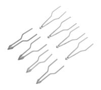 SOIMISS Lot de 8 Pointes de Pyrogravure à Fil en Alliage Chrome-nickel, Embouts 19 Pointe Fine 21 Boule, Accessoires Professionnels pour Pyrograveur Bois, Remplacement Précis pour Travaux