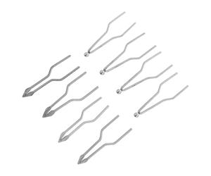 SOIMISS Lot de 8 Pointes de Pyrogravure à Fil en Alliage Chrome-nickel, Embouts 19 Pointe Fine 21 Boule, Accessoires Professionnels pour Pyrograveur Bois, Remplacement Précis pour Travaux