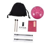 SOIMISS Lotus Style Steel Tongue Drum Note Percussion Instrument With Mallet For Music Lovers Durable Ethereal Sound For Meditation And Yoga