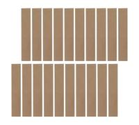 SOIMISS Manchons en Papier Kraft Épais Imperméables pour Baguettes 200 Pièces Pochettes Jetables pour Vaisselle et Ustensiles Emballage Pratique pour Plats à Emporter et Restauration