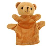SOIMISS Marionnette Main Peluche Ours Interactif Éducatif Créatif pour Garçon Fille Marionnette Animale à Main Coton PP Histoire et Jeu Imaginatif