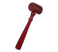 SOIMISS Marteau Bois pour Juge Gavel de Juge et Enchères de Rôle Garçon Fille Accessoire Cosplay Garçon Fille Bois Naturel