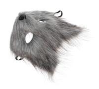 SOIMISS Masque De Cosplay Pour Halloween Accessoire De Costume Masques En Fourrure Pour Adultes Renard Coloré Décoration LED Fournitures De Fête