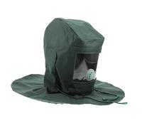 SOIMISS Masque De Sablage Antibuée en Acrylique Transparent Certifié, Cagoule De Sable Légère Tissu Toile Résistante, Adapté Aux Travaux De Meulage Et Dépoussiérage, pour Usage Professionnel