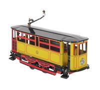 SOIMISS Mécanique Chariot Vintage en Métal Jaune Miniature à Remonter Décoratif et Collection Accessoire de Photographie pour Adultes et Garçon et Filles Jeu Créatif et Ludique