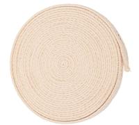 SOIMISS Mèche pour Lampe à Pétrole en Coton 4 M X 25 CM Rouleau - Mèches Plates Tressées pour Lampes à Huile Brûleurs de Lanternes et Fabrication de Bougies DIY Absorption pour