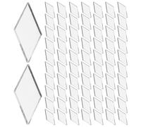 SOIMISS Mini Miroirs Muraux Géométriques Autocollants en Acrylique 13 X 25 CM 300 Pièces pour Mosaïques Décoratives Loisirs Créatifs Cadres Photo et Décoration Murale DIY