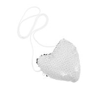 SOIMISS Mini Sac Bandoulière Cœur Paillettes pour Tout-Petits Sac Petit Format avec Sangle Suspendue Sécurisée pour École Voyage et Shopping Garçon Fille