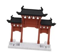 SOIMISS Miniature Micro Landscaping Gate Model Plastic Chinese Ancient Architecture Ornament for Aquarium Bonsai Décor