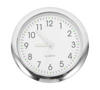 SOIMISS Modèle D'horloge Miniature Accessoire D'horloge Poupée Petit Décoratif Horloges Murales Scène Meuble Pendule Murale Pendules Murales Minuscules Trucs Blanche Alliage.Verre.Papier