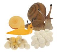 SOIMISS Modèle Escargot Plastique Cycle de Vie Réaliste Éducatif pour Garçon Fille Apprentissage