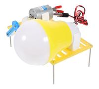 SOIMISS Modèle Pédagogique de Générateur Manuel à Manivelle Portable en Fer et Plastique, Kit Scientifique Éducatif DIY pour Garçon et Filles, D’Apprentissage Stem pour Couleur Aléatoire