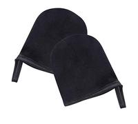 SOIMISS Moufles Applicateurs Autobronzants en Tissu Noir Réutilisables Lot de 2pcs pour Appliquer Bronzante, pour Plage et Soins Spa