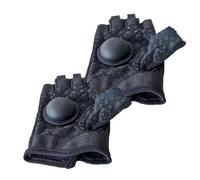 SOIMISS Moufles D'entraînement de Volley-Ball Noirs pour Adolescents, Microfibre Respirante Antidérapante, Correction du Geste Main, Kit D'entraînement Passeur, Équipement de Formation