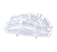 SOIMISS Moule en Silicone Tête de Dragon pour Bricolage Mural, Flexible | Résine Époxy, Facile à Utiliser Nettoyer, Blanc, Décoration Murale DIY