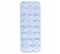 SOIMISS Moule Silicone Boucle Doreille DIY pour Époxy Mini Moule Pendentif Créatif avec Cavités pour Bijoux Personnalisés