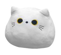 SOIMISS Oreiller Chat Japonais Noir Doux Coussin Câlin Décoratif pour Bureau et Fête Automne Accessoire Zen Confortable et Mignon pour Photo et Usage Quotidien