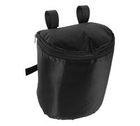 SOIMISS Organisateur de Poussette Multifonction en Tissu Noir Grande Capacité, Installation Facile et Compartiments Multiples pour Rangement Lors la Promenade du Jogging