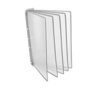 SOIMISS Organisateur Mural de Fichiers Pages et PVC Porte Documents Pivotant pour Bureau et Salle de Classe Robuste et Gain de Place
