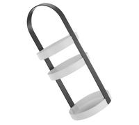 SOIMISS Organisateur Salle de Bain Multifonctionnel Gris avec Poignée Rangement Cosmétique et Épices Support Démontrable pour Maquillage et Produits de Soin