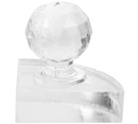 SOIMISS Outil de Pression Rond 59 Mm en Cristal Transparent pour Fard à Paupières et Blush, Accessoire de Maquillage Polyvalent pour Compacter et Réparer Poudres Pressées, Gadget Beauté