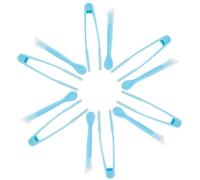 SOIMISS Outil de Retrait de Lentilles de Contact Bleu 20 Pcs Étui de Voyage en Plastique, Applicateurs à Embout Souple pour Insertion et Entretien, Kit Portable pour Lentilles Rigides