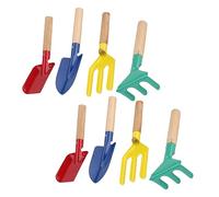 SOIMISS Outils de Jardinage Pelle Râteau et Fourche pour Plantation et Transplantation de Fleurs Outils Solides et Faciles à Nettoyer pour Jardin Potager et