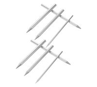 SOIMISS Outils Résistants Flexion Lot de 8 Aiguilles en Acier Inoxydable Finition Polie, Léger et Facile à Transporter pour Tissage de Bracelets pour Création D’accessoires