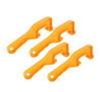 SOIMISS Ouvre-boîte en Plastique Bleu, 4 Pièces, Clé à Molette pour Couvercle de Seau Peinture, Ouvre-couvercle de Seau pour Usage Domestique et Professionnel, Outil D’ouverture