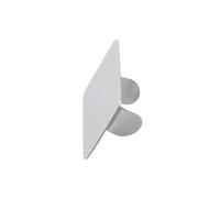 SOIMISS Palette de Maquillage Inox Mini Spatule pour Nail Art Manucure Outil Professionnel pour Femmes et Filles Facile à Nettoyer Anneau Ajustable pour DIY Beauté