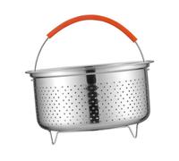 SOIMISS Panier de Cuisson Inox Insert à Vapeur pour Viande Dim Sum Fruits de Mer et Riz Pratique et pour Casseroles et Autocuiseurs