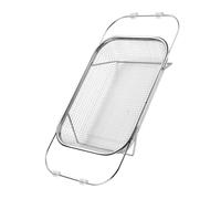 SOIMISS Panier Vidange Évier Cuisine Extensible Acier Inoxydable Passoire Multifonction pour Fruits Légumes et Panier Égouttoir Rétractable Moyen Accessoire Drainant Polyvalent pour