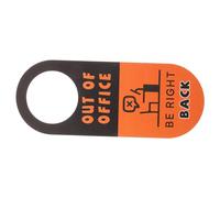 SOIMISS Panneau Porte Bureau PVC avec Message Clair Please Knock et Indisponible Porte Suspendue Pratique pour Signaler ou Absence Au Travail
