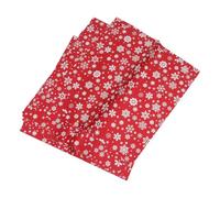 SOIMISS Papier Présent de Noël Réversible à Motifs Flocons de Neige 20 Feuilles 56 X 56 CM Papier Kraft Rouge pour Emballage Présent Hiver et Loisirs Créatifs