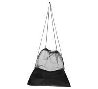 SOIMISS Paquet de Rangement pour Ballon en Filet, Gain de Place Paquet à Dos à Cordon, pour Basketball, Toile Oxford, Noir, Pratique, pour Stades et Plage