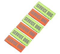 SOIMISS Patch Réfléchissant Facile à Nettoyer et Amovible pour Chien D'assistance 6 Pièces en Tissu pour Entraînement et Service Actif
