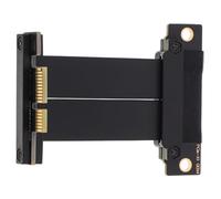 SOIMISS Pcie Riser Cable Angle Extension Pci Express Vertical Mount Adapter Compact and Flexible for GPU and Network Card Installation in Small Pc Cases