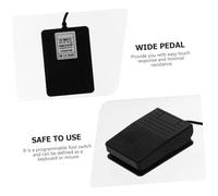 SOIMISS Pédale Action Usb Unique Programmable Pour Clavier Ordinateur Au Pied Solide Réponse Tactile Facile Pour Jeux Usine Et Contrôle Instruments