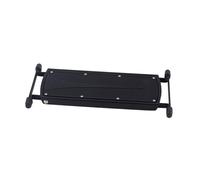 SOIMISS Pédale de Guitare Réglable Hauteur Repose Pied Pliant Antidérapant pour Musiciens Support de Guitare Noir