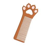 SOIMISS Peigne à Cheveux en Alliage de Zinc Petit Format Forme Patte de Chat Marron Portable pour Fille Présent Voyage Usage Quotidien