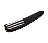 SOIMISS Peigne Corne Naturelle de Buffle Grand Format Peigne Massage Antistatique à Dents Fines pour Démêler Cheveux Bouclés et Soin Chevelu et Élégant